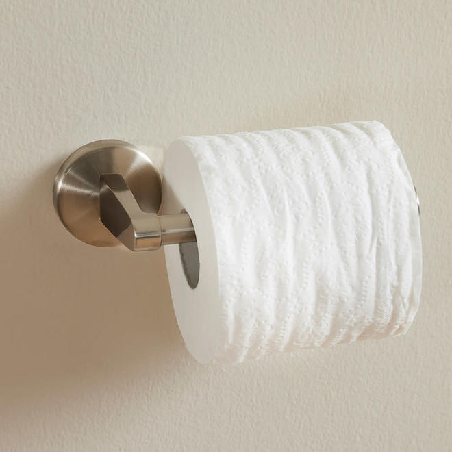 LANDON&CO Nobrix Brushed Nickel Finished Brass Toilet Paper Holder