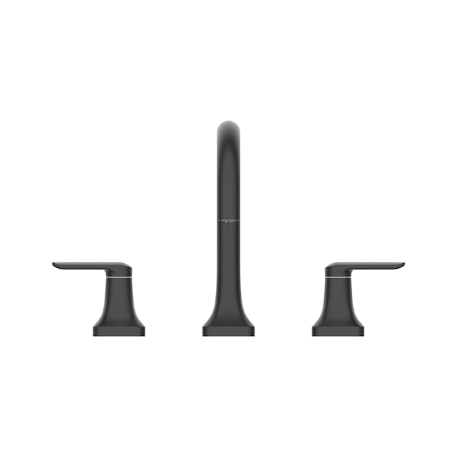 Landon & Co. LUCIO Bathroom Faucet with 2 Handles WaterSense Certified - Matte Black