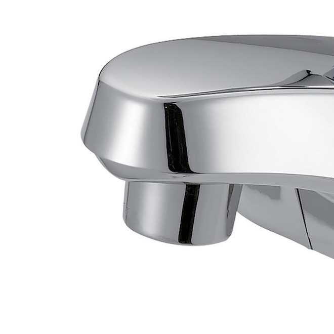 VALU+ Ohan 4-in Centreset Zinc/Brass 1-Handle Bathroom Faucet - Chrome Finish