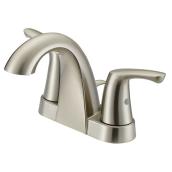 Robinet de lavabo Figura VALU+ avec 2 poignées, nickel brossé