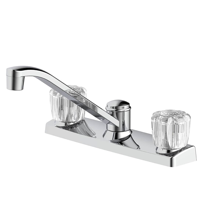 VALU+ Kitchen Faucet with 2 Handles - Chrome