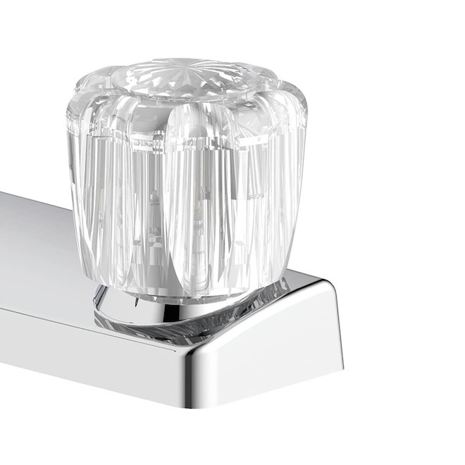 VALU+ Kitchen Faucet with 2 Handles - Chrome