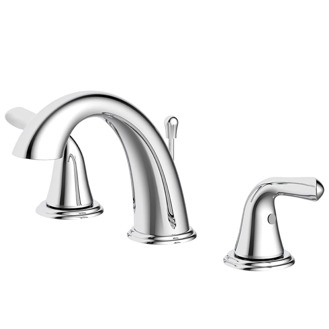 VALU+ Raynner Bathroom Faucet with 2 Handles WaterSense Certified - Chrome
