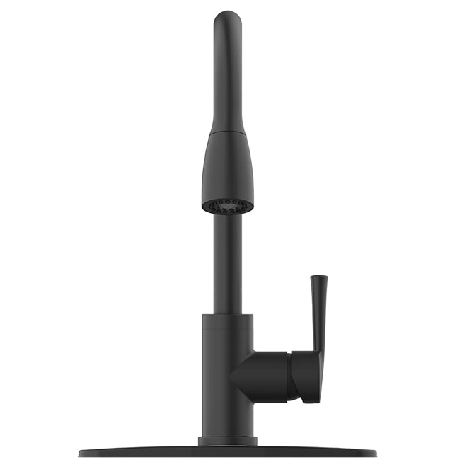 VALU+ Embrel Kitchen Faucet with 1 Handle and Pull-Down Spout - Black