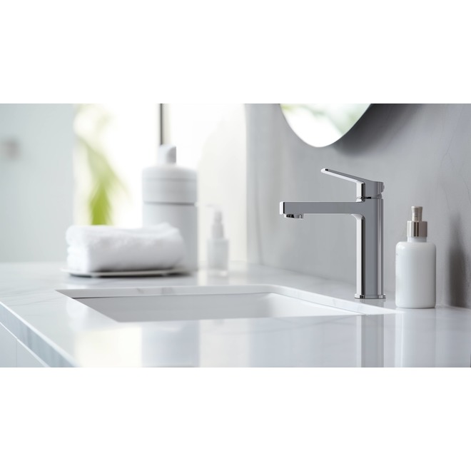 Landon & Co. Lurnix Bathroom Faucet with 1 Handle WaterSense Certified - Chrome