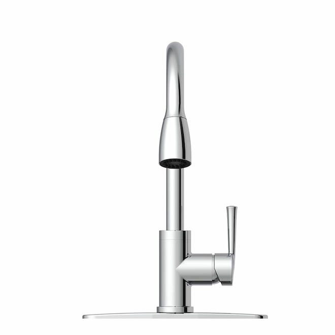 VALU+ Embrel Kitchen Faucet with 1 Handle and Pull-Down Spout - Chrome
