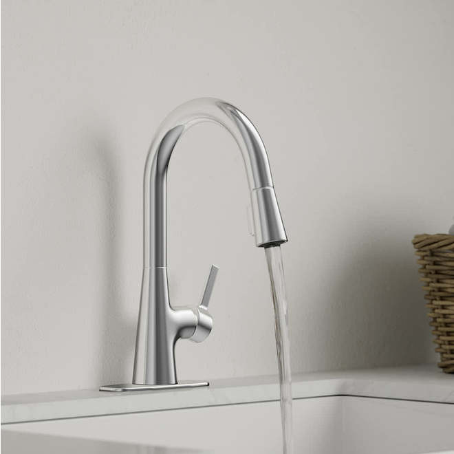 Landon & Co. Valtor Laundry Sink Faucet with 1 Handle - Chrome