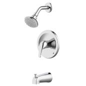 VALU+ Ohan Tub and Shower Faucet Kit with 1 Handle - Chrome