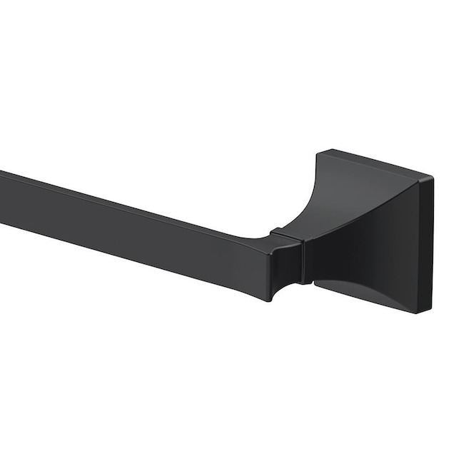 Landon & Co. Leo 24-in Towel Bar - Matte Black