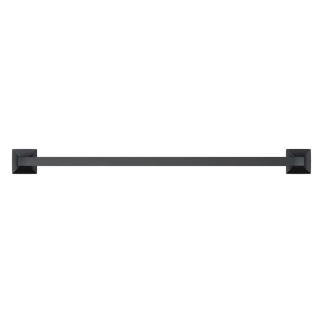 Landon & Co. Leo 24-in Towel Bar - Matte Black