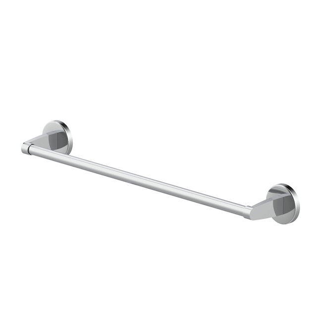 Landon & Co. Nobrix 18-in Towel Bar - Chrome Finish