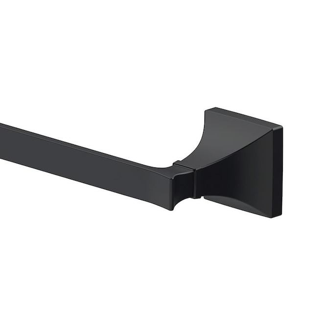 Landon & Co. LEO Towel Bar 18-in - Black Matte