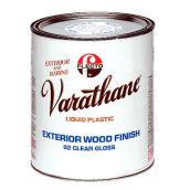 Flecto Varathane Exterior Wood Finish - Oil Based - Clear Gloss - UV Protection - 946 mL