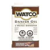 Watco Danish Oil Finish - Dark Walnut - Indoor Use - 947 mL