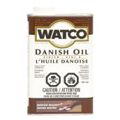 Fini à l'huile danoise Watco, noyer moyen, pénètre en profondeur, 946 ml