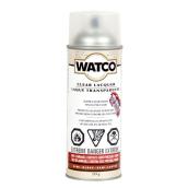 Watco Wood Lacquer Aerosol Spray - Crystal Clear Gloss Finish - 30 Minute Drying Time - 319-g