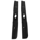 Lames de tondeuse Cub Cadet pour déchiquetage en acier noir 42 po, paquet de 2