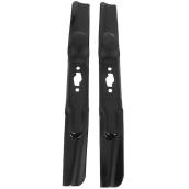 Lames de tondeuse à gazon Cub Cadet pour déchiquetage en acier noir 42 po, paquet de 2