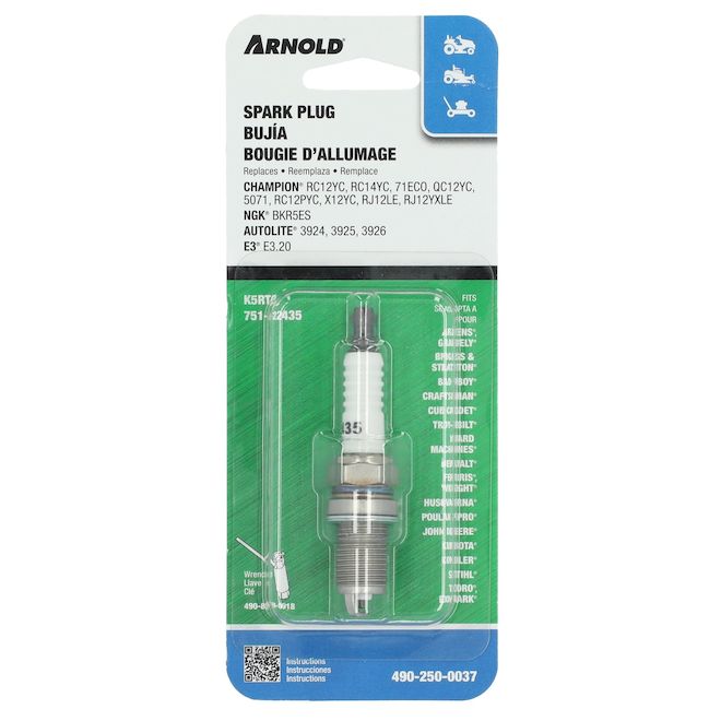 Arnold Universal Spark Plug for 2-Cycle or 4-Cycle Motors