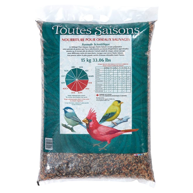 Mélange De Graines Pour Oiseaux Sauvages POSH, 15kg, Pour Toutes Les Saisons