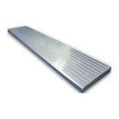 Marche en aluminium anodisé, 48 po l x 9 3/4 po P