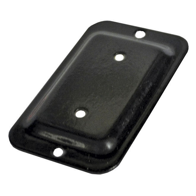 Pylex Fixplak 23 Connector Plate - Steel - Black - 2-in W x 3-in L