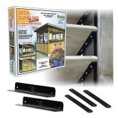 Pylex Deck Sun Blind Black Steel Awing System Hardware for 48-in and Less Construction