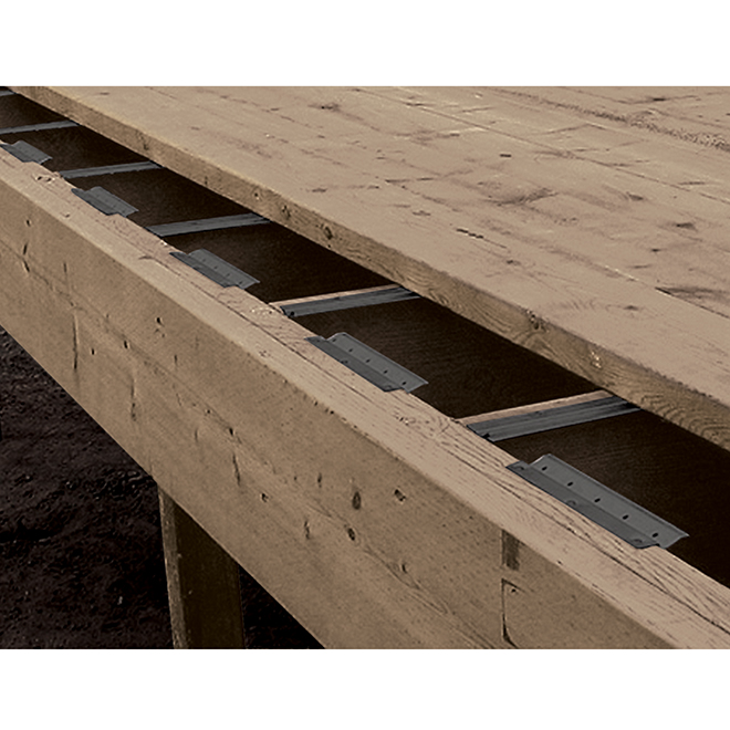 Deck Track - 45'' - Steel - Pylex - Black