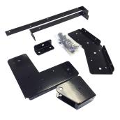 Ensemble de quincaillerie pour balançoire en bois, noir