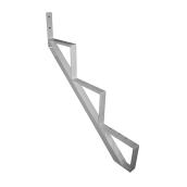 Aluminum Stair Riser - 3 Steps - 7.5" x 10.25" - White