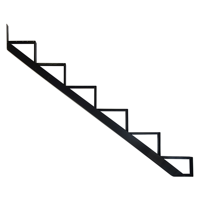 Aluminum Stair Riser - 6 Steps - 7.5" x 10.25" - Black