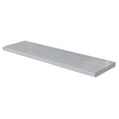 Aluminum Stair Treads - 11" x 48" - White