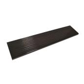 Pylex Collection 11 11-in x 48-in Black Powder Coated Aluminum Anti-Slip Stair Treads
