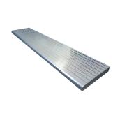 Aluminum Stair Treads - 11" x 48" - Silver