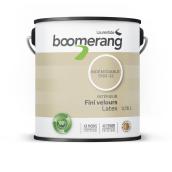 Peinture latex acrylique recyclée d'intérieur Boomerang, faible COV, velours, indémodable, 3,78 L