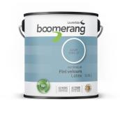 Peinture latex acrylique recyclée d'intérieur Boomerang, faible COV, velours, azur, 3,78 L