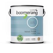 Boomerang Recycled Interior Acrylic Latex Paint - Low VOC - Velvet - Azure - 3.78 L