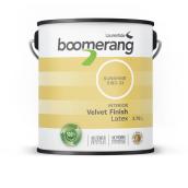 Boomerang Recycled Interior Acrylic Latex Paint - Low VOC - Velvet - Sunshine - 3.78 L