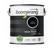 Boomerang Recycled Interior Acrylic Latex Paint - Low VOC - Velvet - Coal - 3.78 L