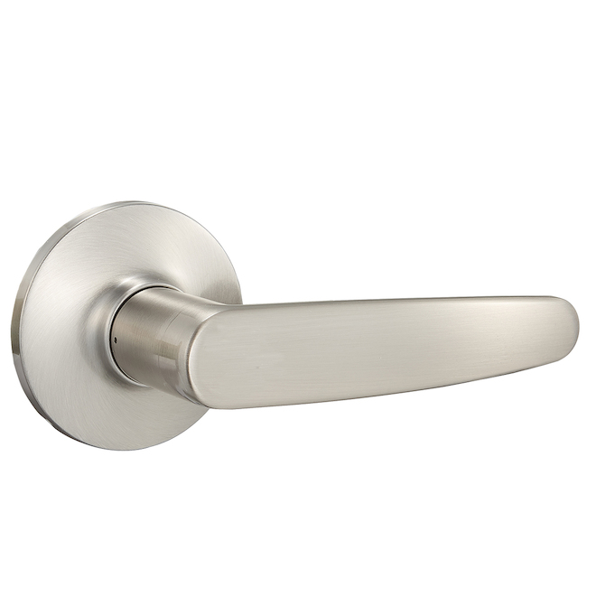 Weiser Breton Satin Nickel Passage Lever Handle with Square Rose