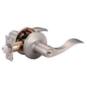 ReliaBilt Hydre Keyed Entry Lever Handle in Satin Nickel