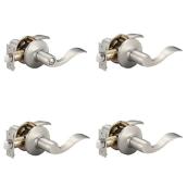 Reliabilt Hydre 3 Passage 1 Privacy Lever Set Satin Nickel Finish - Pack of 4
