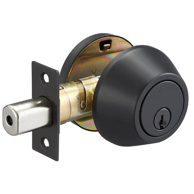 Reliabilt Nadir Single Cylinder Deadbolt in Matte Black Finish