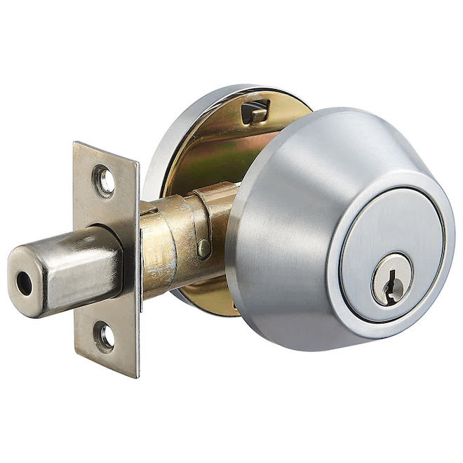RONA Nadira Deadbolt Single Cylinder - Satin Chrome