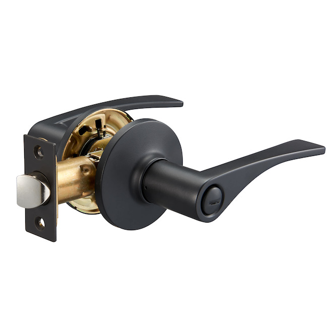 RONA APA Matte Black Privacy Lever