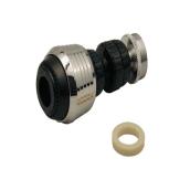 Aérateur pulvérisateur à double pivot, 2,5 gal/min, noir