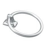 Moen Contemporary Bathroom Towel Ring - Zinc - Polished Chrome - Mounting Hardware Included