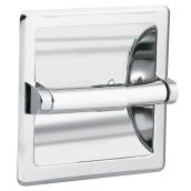 Moen Contemporary Polished Brass Zinc Alloy Recessed Toilet Paper Holder