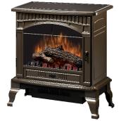 Poêle électrique Traditionnel, 1 500W/4 900 BTU, Bronze