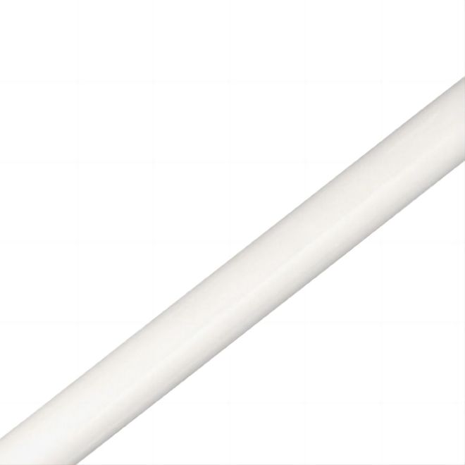 12-In White Steel Lighting Downrod